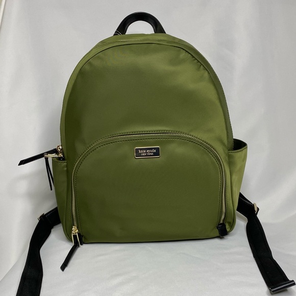 Kate Spade Large Nylon Backpack Green
